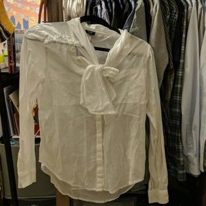 White cotton blouse